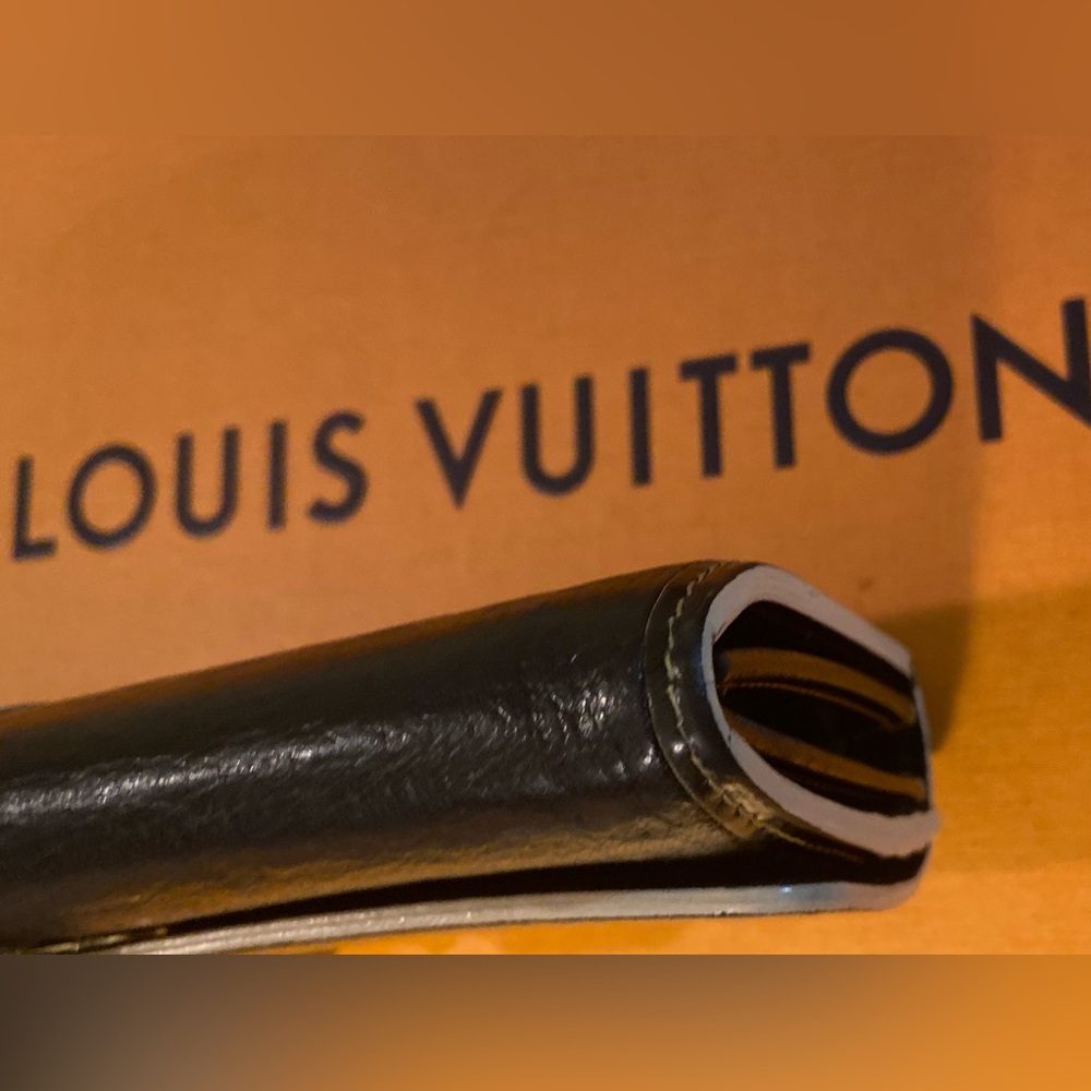 🔥FIRM PRICE ~ Louis Vuitton ~ Suhali Black Leather Long Wallet ~ COA ~ TH2088 - Picture 14 of 16